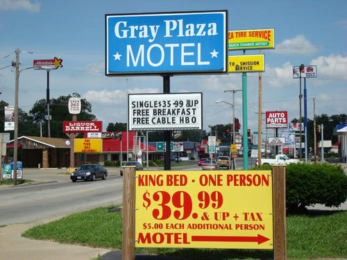 Gray Plaza Motel Benton Eksteriør bilde